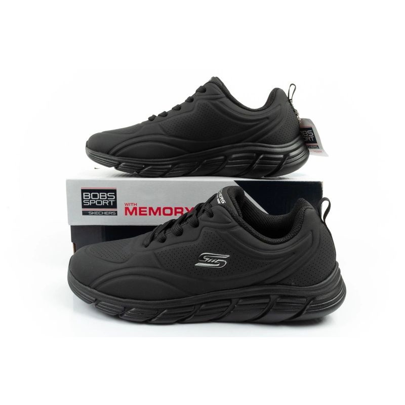 10. Skechers Bobs B Flex Damen Sport-Sneaker modisch Schwarz
