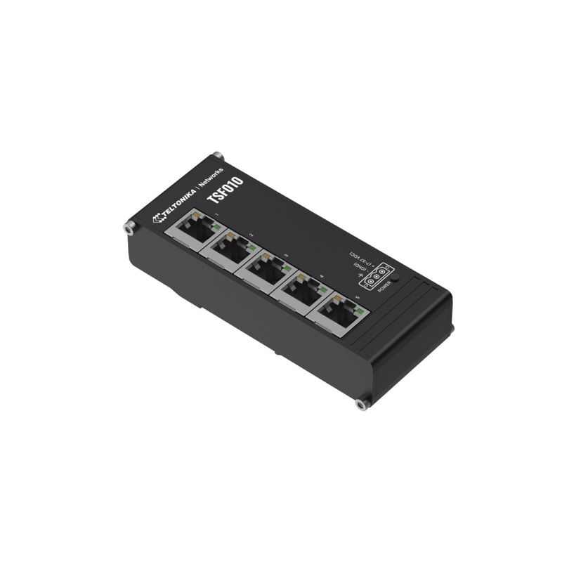 4. Teltonika TSF010 | Switch | 5x RJ45 100 Mbit/s, IP30