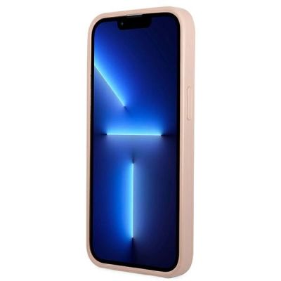 5. Guess GUHCP13MPSATPP iPhone 13 6.1 "rosa / rosa Hardcase SaffianoTriangle Logo Cardslot