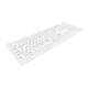 2. Contour Design Active Key AK-C8100F-UVS-W/GE Medizinische Tastatur USB QWERTZ Deutsch Weiß