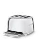 5. Smeg TSF03SSEU Toaster 6, 4 Backfächer, 2000 W, Chrom