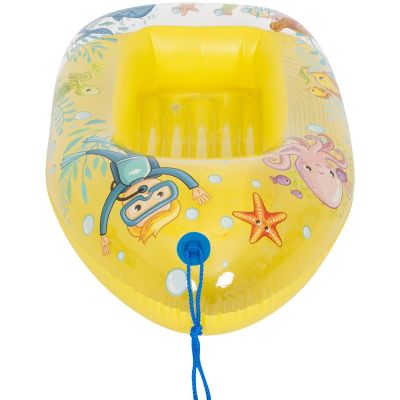 7. Aufblasbares Boot zum Schwimmen 112x70CM 37593 GELB