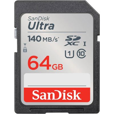 3. 64 GB SanDisk SDXC UHS-I 140 MB/s SD-Karte