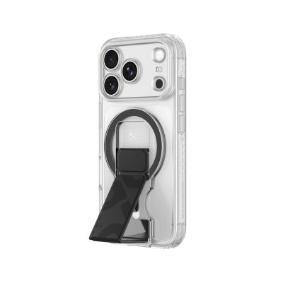 4. AmazingThing Titan Pro Objektivständer-Set für iPhone 18 Pro mit magnetischer Halterung und Ständer, kompatibel mit MagSafe – Transparent