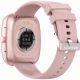 8. GRAVITY GT18-2 Damen-Smartwatch, pinkes Silikonarmband + weißes Armband