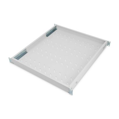 4. Digitus-Regal mit variablen Montageschienen zur Festinstallation in 483 mm (19") Schränken