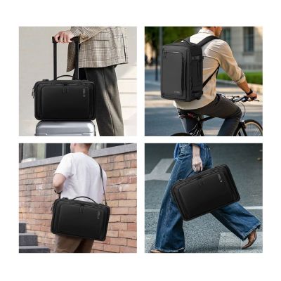 8. Tech-Protect Defender S50 Rucksack für Ryanair & Wizzar, 20 l Laptop, Schwarz