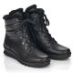 24. Remonte W RKR629B isolierte Lederstiefelette, schwarz