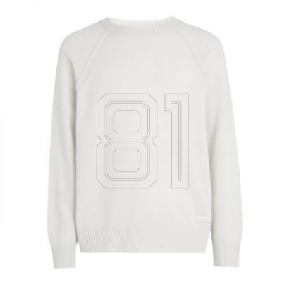 Calvin Klein Wollpullover M K10K111954 weiß