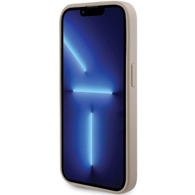 5. Guess Perforated 4G Glitter Hülle für iPhone 15 Pro – Gold