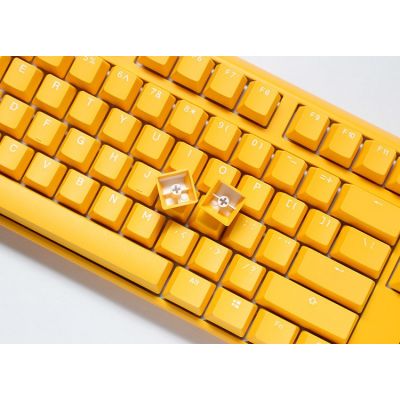2. Ducky One 3 Gaming-Tastatur USB QWERTY Englisch Gelb