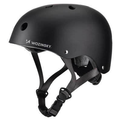 Wozinsky Leichtgewicht-BMX-/Scooter-Helm M - Schwarz