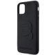 6. Karl Lagerfeld KLHCN613DRKNK iPhone 11 / Xr 6,1" schwarz/schwarz Hartschale Gummi Karl Head 3D