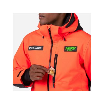 5. ROSSIGNOL Hero Blackside Isolierte Herren-Skijacke Rot