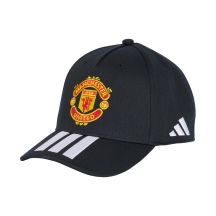 adidas Manchester United Kinder-Baseballkappe Schwarz KT0654