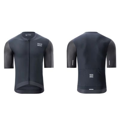 3. Rockbros 15200025 Kurzarm-Radtrikot Größe XXL - Schwarz