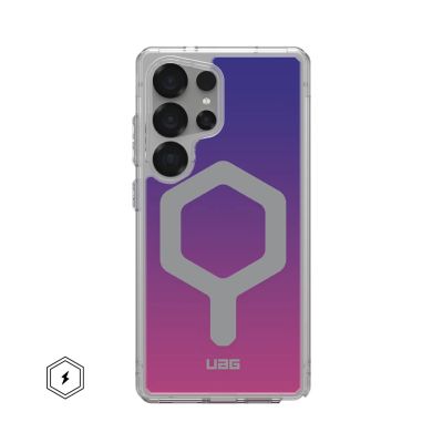 2. UAG Plyo Pro - Schutzhülle für Samsung Galaxy S25 Ultra 5G mit integriertem Magnetmodul (lila/pinker Farbverlauf)