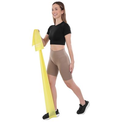 29. Trainingstape für Pilates-Übungen 2000 x 150 x 0,25 mm 5–8 kg GELB