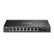 TP-Link ES210X-M2 Netzwerk-Switch, verwaltet, 2,5-Gbit/s-Ethernet (100/1000/2500), Tisch-/Wandmontage, Schwarz