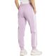 9. adidas Essentials 3-Streifen Fleece Slim Damenhose Rosa JY3097