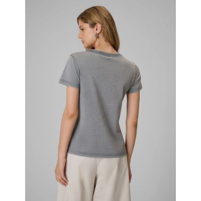 2. Damen-T-Shirt mit Aufdruck, regulär, Größe 4F 4FRSS26TTSHF4513-27S