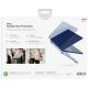 2. Uniq Vero Hülle für MacBook Neo – Halbtransparentes Marineblau