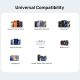 11. UNITEK 2x GAN 45W Ladegerät, 2x USB-C PD 3.0, QC, Schwarz