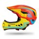3. Rockbros TT-32SOYB-M Kinderfahrradhelm mit abnehmbarem Kinnbügel, Größe M – gelb-orange