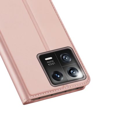 3. Dux Ducis Skin Pro Hülle Xiaomi 13 Flip Card Wallet Stand Pink