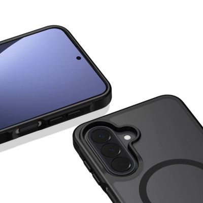 4. Tech-Protect Magmat MagSafe Hülle für Samsung Galaxy A36 / A37 / A56 / A27 5G – Mattschwarz