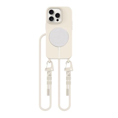 Tech-Protect MagNecklace MagSafe-Hülle für iPhone 15 Pro – Beige