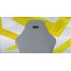 22. HATOR Darkside 3M Stoff Universal-Gaming-Stuhl Grau