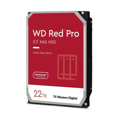 2. Western Digital Red Pro Festplatte 22 TB 7200 U/min 512 MB 3,5" SATA III
