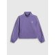 8. Lockerer Sport-Sweatshirt für Mädchen ohne Kapuze 4F 4FJRSS26TSWSF3057-51S