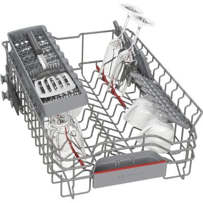 6. BOSCH SPH4EKX17E Einbaugeschirrspüler, vollintegriert, 45 cm, Vario-Schiebescharniere