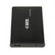 2. IBOX HD-01 Externes 2,5" USB 2.0 IEU2F01 Gehäuse (2,5"; USB 2.0; Aluminium; schwarz)