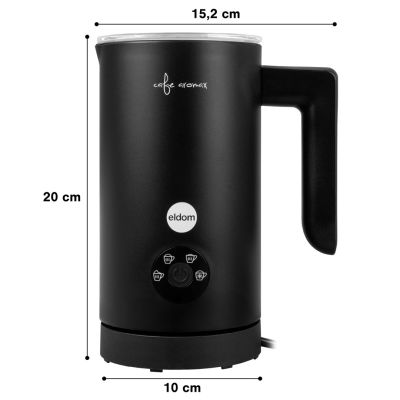 8. ELDOM Milchaufschäumer SI560C FOMI 500 W, schwarz, 300 ml, Aufschäumen und Erwärmen