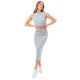 3. Justhype Sweat Midirock Loungewear-Set W LABON007