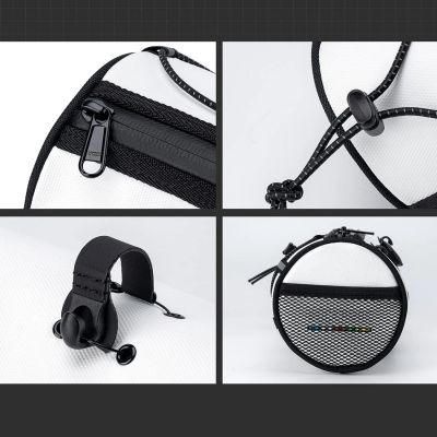 10. Rockbros TL002 ROAD TO SKY 1,5L Lenkertasche, wasserdicht – Weiß