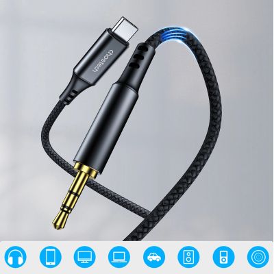 2. Choetech AUX006 USB-C / 3,5-mm-Miniklinkenkabel 1 m – Schwarz