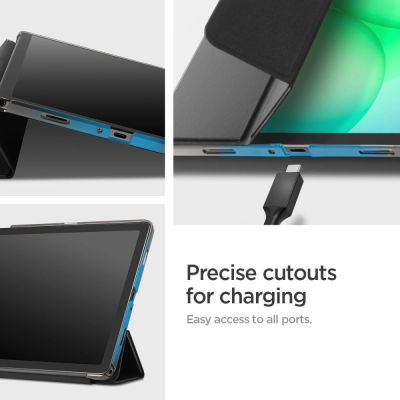15. Spigen Smart Fold Hülle für Samsung Galaxy Tab A9+ / A11+ - Schwarz