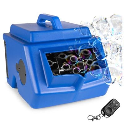 LIGHT4ME BUBBLE BLUE DOUBLE Doppelte leistungsstarke Seifenblasenmaschine
