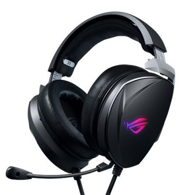 2. ASUS ROG Theta 7.1 Kabelgebundenes Gaming-Headset mit Kopfbügel, USB Typ-C, Schwarz