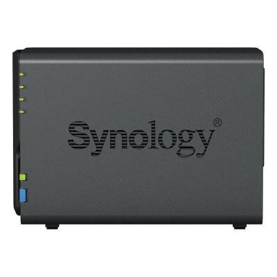 Synology DS223 NAS; Tower; 2x (3,5" SATA HDD)/2,5" HDD/SSD; Realtek RTD1619B; 2 GB DDR4, 1x 1GbE RJ-45