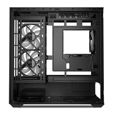 7. Sharkoon MK6 RGB Micro-ATX Gehäuse, 1x Glas, Schwarz