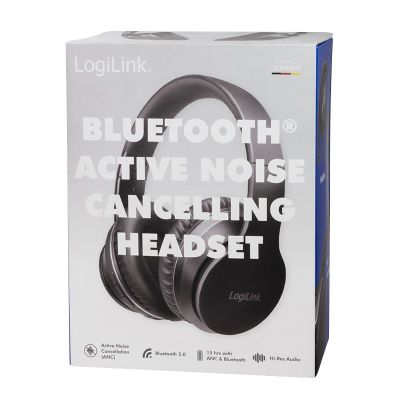 8. LogiLink BT0053 Kopfhörer/Headset Kabelloses Kopfband Musik Bluetooth Schwarz
