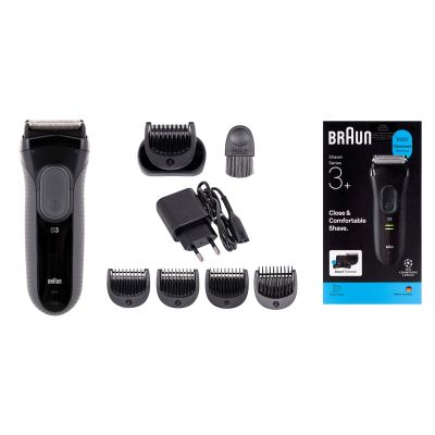 11. Braun 3000BT Akku 5 7mm Nass- und Trockenbürste Schwarz, Grau