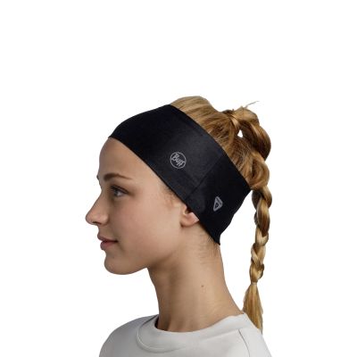3. Buff Thermonet Stirnband – Solid Black