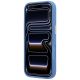 5. Guess 4G MagSafe Hülle mit gestreiften, runden und klassischen Logos für iPhone 17 Pro Max / 18 Pro Max – Blau