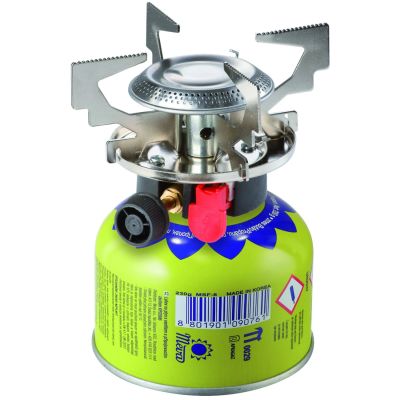 4. Gas-Campingkocher mit Gaskartuschen (Gewinde oder Ventil) ATOS Piezo-Zünder 1,8 kW